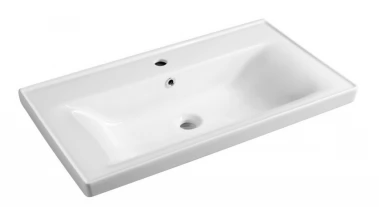 AQUALINE - SAVA 80 keramické umyvadlo nábytkové 80x46cm, bílá 2080