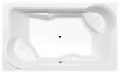 POLYSAN - DUO obdélníková vana s konstrukcí 200x120x45cm, bílá 16211