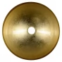 SAPHO - MURANO BLACK-GOLD skleněné umyvadlo na desku, průměr 40cm, černá/zlatá AL5318-77