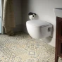 SAPHO - BRILLA CLEANWASH závěsná WC mísa s bidetovou sprškou, Rimless, 36,5x53cm, bílá 100612