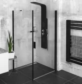 POLYSAN - ZOOM BLACK čtvercový sprchový kout 800x800 L/P varianta ZL1280BZL3280B