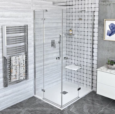 POLYSAN - FORTIS obdélníkový sprchový kout 800x1000 rohový vstup FL1080LFL1010R