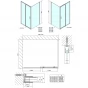 POLYSAN - EASY obdélníkový sprchový kout 1100x1000, čiré sklo L/P varianta EL1115EL3415