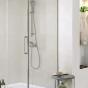 CERSANIT - Boční stěna k posuvným dveřím CREA 90x200, čiré sklo S900-2614