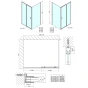 POLYSAN - EASY obdélníkový sprchový kout 1200x800, čiré sklo L/P varianta EL1215EL3215