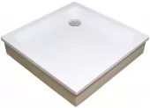 Sprchová vanička čtvercová 90×90 cm - bílá (ANGELA 90 EX)