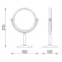 Kosmetické zvětšovací zrcátko (ZR 3892B-26)