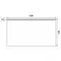LED zrcadlo 1000x600 (ZP 8004)