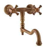 MORAVA RETRO - Umyvadlová/dřezová baterie, Stará mosaz (Bronz), 150 mm (MK301.5/29SM)