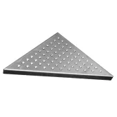 Mereo Rošt Square pro odtokový žlab Triangel, 21x21 cm, nerez (CZ82)