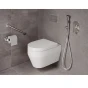 Mereo Podomítková baterie s bidetovou sprchou, Sonáta, Mbox, kulatý kryt, chrom (CB60105BS)