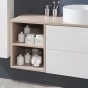 Aira, koupelnová skříňka 40 cm, spodní, bílá (CN715S)