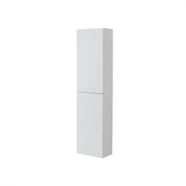 Aira, koupelnová skříňka 157 cm vysoká, levé otevírání, bílá (CN714L)