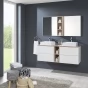 Aira, koupelnová skříňka 20 cm, horní, policová, bílá (CN716S)