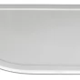 ARTTEC Sprchový kout čtvrtkruhový KLASIK 120 x 80 cm čiré sklo s vaničkou z litého mramoru STONE pravé provedení