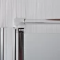 ARTTEC Sprchový kout rohový jednokřídlý MOON A 18 grape sklo 80 - 85 x 76,5 - 78 x 195 cm