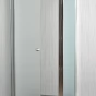 ARTTEC Sprchový kout rohový jednokřídlý MOON A 19 grape sklo 85 - 90 x 76,5 - 78 x 195 cm