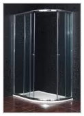ARTTEC Sprchový kout čtvrtkruhový KLASIK 120 x 90 cm chinchilla sklo