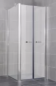 ARTTEC Sprchový kout rohový COMFORT H 9 čiré sklo 111 - 116 x 72,5 - 75 x 195 cm