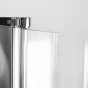 ARTTEC Sprchový kout rohový COMFORT D 37 grape sklo 117 - 122 x 76,5 - 79 x 195 cm
