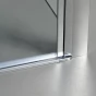 ARTTEC Jednokřídlé sprchové dveře do niky MOON C 11 čiré sklo 81 - 86 x 195 cm