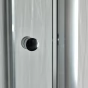 ARTTEC Jednokřídlé sprchové dveře do niky MOON C 3 čiré sklo 96 - 101 x 195 cm