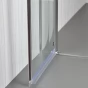 ARTTEC Dvoukřídlé sprchové dveře do niky COMFORT C 4 čiré sklo 102 - 107 x 195 cm