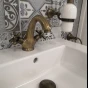 MORAVA RETRO - Umyvadlová baterie bez výpusti, Stará mosaz (Bronz), 1/2