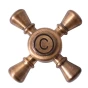 MORAVA RETRO - Sprchový systém s vodovodní baterií, Stará mosaz (Bronz), 150 mm (MK381.5/3SM)