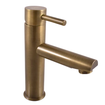 SEINA - Umyvadlová baterie bez výpusti, Stará mosaz (Bronz), 1/2