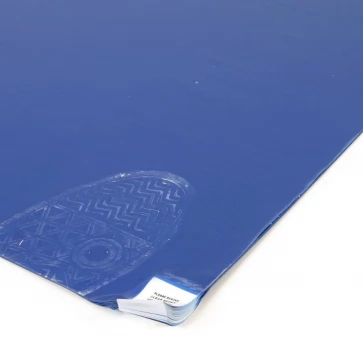 Modrá lepící dezinfekční dekontaminační rohož Sticky Mat, FLOMA - 115 x 150 cm - 60 listů
