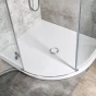 POLYSAN - FLEXIA vanička z litého mramoru čtvrtkruh, s možností úpravy rozměru, 100x90cm, R550, levá 91321