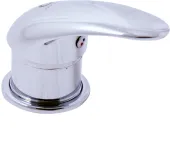 DUNAJ - Mixážní páčka s přepínačem, Chrom, 1/2