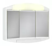 Zrcadlová skříňka (galerka) - bílá, š. 59 cm, v. 49 cm, hl. 15,5 cm (ELDA)