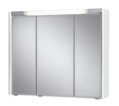 Zrcadlová skříňka (galerka) - bílá, š. 80 cm, v. 68 cm, hl. 16,5 cm (SARTO III)