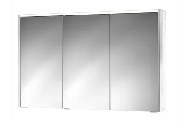 Zrcadlová skříňka - bílá/dřevěný dekor bílý (SPS-KHX 90)