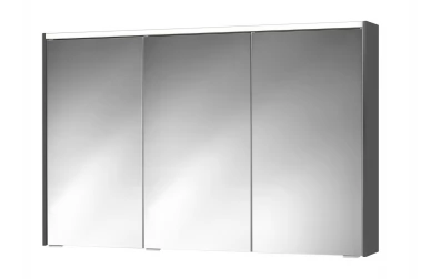 Zrcadlová skříňka - bílá/antracit (SPS-KHX 90)