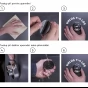 Držák pro 4 zubní kartáčky – chrom, š. 80 mm, v. 55 mm, hl. 48 mm (12102200)