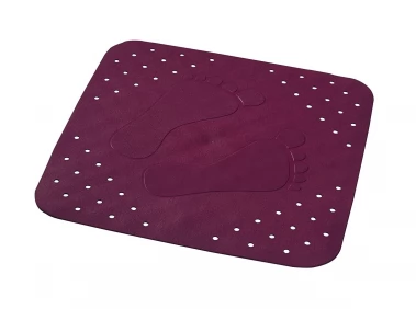 Protiskluzová podložka do sprchy PLATFUS - fialová, 54 × 54 cm (67293)