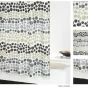 Sprchový závěs LAYER, PVC - béžový dekor, 180 × 200 cm (32329)