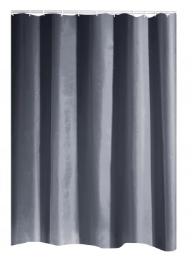 Sprchový závěs STANDARD, PVC - stříbrný (31317)