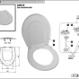 WC sedátko - bílá (P-3556)