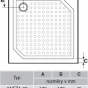 Sprchová vanička čtvercová - profilovaná (ANETA 90 GA009)