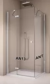 Boční stěna sprchová 80 cm, aluchrom/sklo (ANT 0800 50 07)