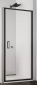 Jednokřídlé dveře 100 cm, černá matná/sklo (TLSP 100 06 07)