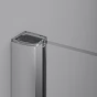 Sprchové dveře jednodílné 90 cm pravé, chrom/sklo (PU13PD 090 10 07)