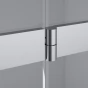 Sprchové dveře jednodílné 140 cm pravé, chrom/durlux (PU13PD 140 10 22)