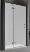 Sprchové dveře jednodílné 90 cm levé, chrom/satén (PU13PG 090 10 49)