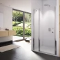 Sprchové dveře jednokřídlé s pevnou stěnou 120 cm (SL13 1200 50 22)
