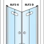 Pravý díl sprchového koutu skládací 90 cm (SLF2D 0900 50 07)